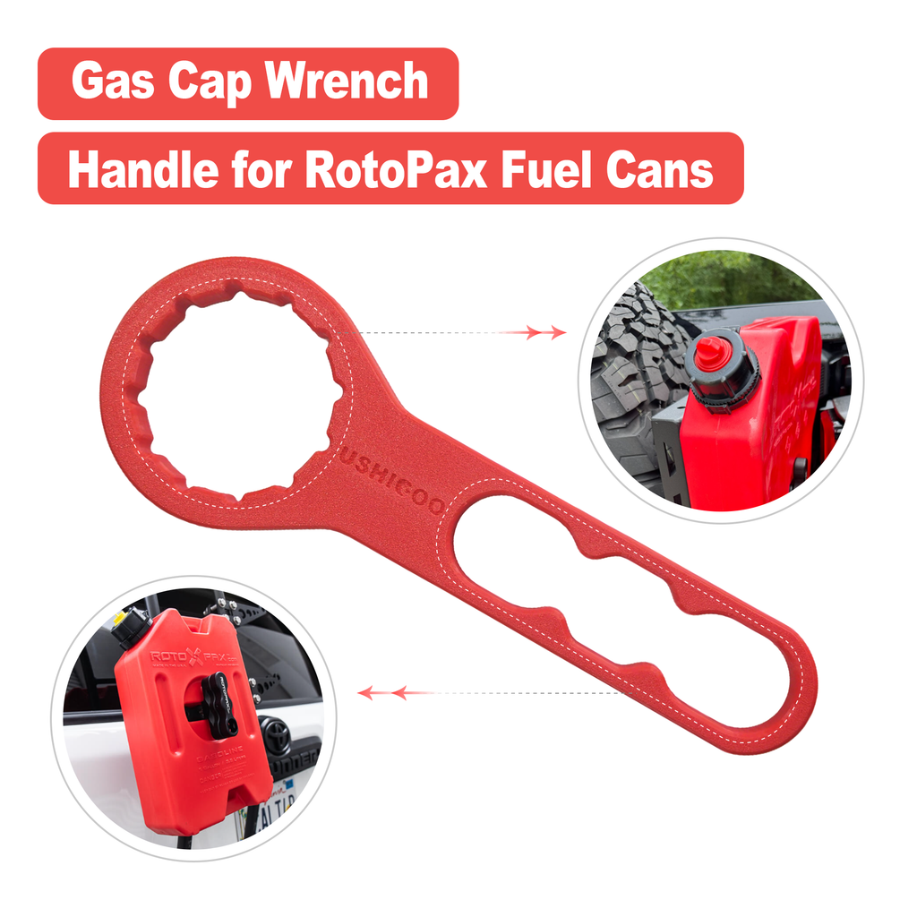 2-in-1 Combination Wrench For Rotopax Cap Wrench Fuel Can and Fuel/Water Pack Container Mounts T-Handle Tool, RX-LOX-PM LOX-PM RX-DLX-PM Portable Lock